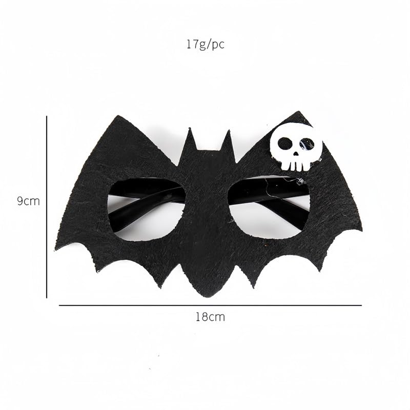 10Pcs Halloween Glasses Glitter Party Eyeglasses Halloween Favors Eyeglasses for Kids and Adults Halloween Party Decorations