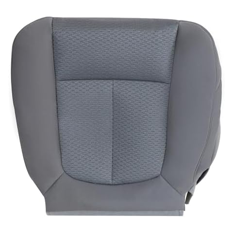 GXARTS Driver Side Bottom Lower Replacement Cloth Seat Cover Steel Gray Compatible with Ford F150 2011 2012 2013 2014 Cover