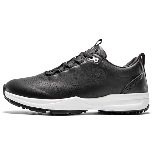 UOFEIY Men's Spikeless Golf Shoes