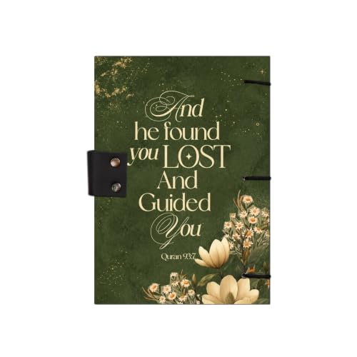 Image of Quran Verse Diary Notebook 7x5 Inch 160 Pages Unruled Journal for Writing