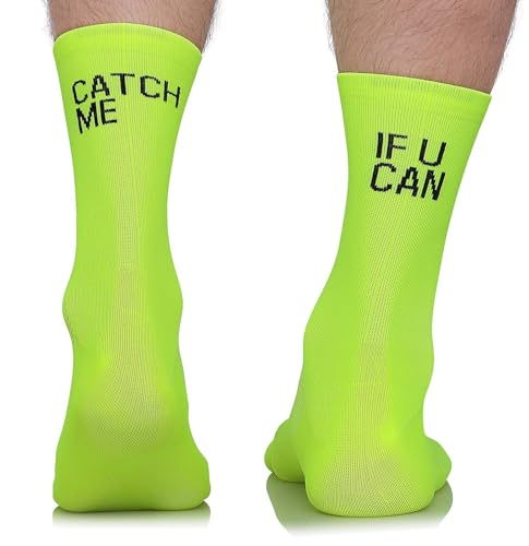 TODO Fahrradsocken Herren und Damen. Atmungsaktive Rennrad Socken. Fahrrad Socken Herren, Radsocken (Catch Me ZT, 43-46)