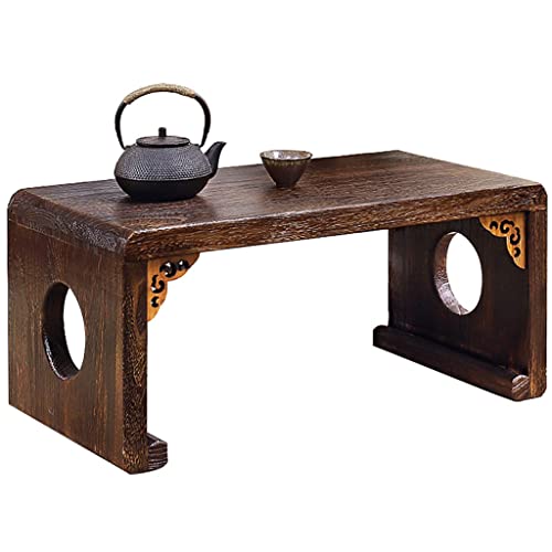 Table basse de chambre compacte marron pour optimiser les petits espaces - 2