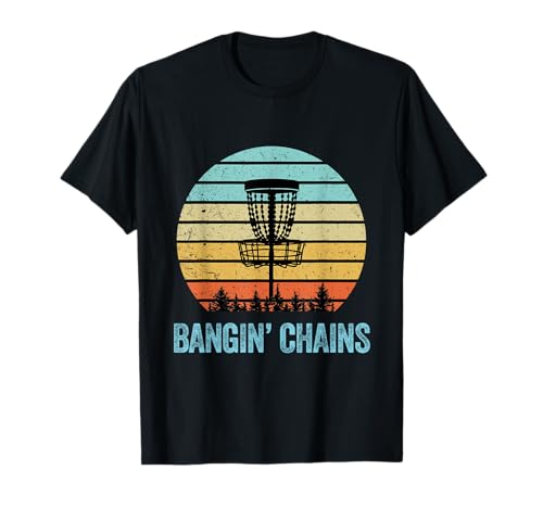 Disc Golf Shirt Funny Banging Chains Retro Disc Golf Regalo Camiseta