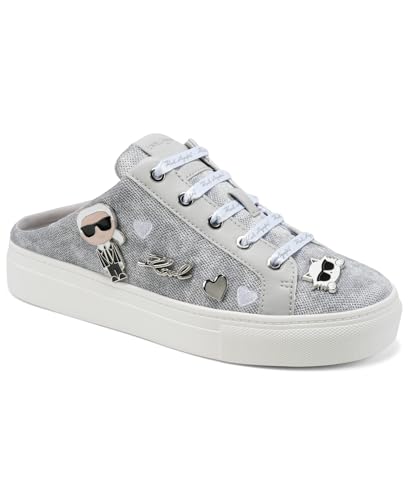 Image of Karl Lagerfeld Women's Cambria Slip on Sneaker Mule with Pins