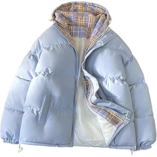 Doudoune doublée à carreaux homme contre le froid et les mouvements limités
