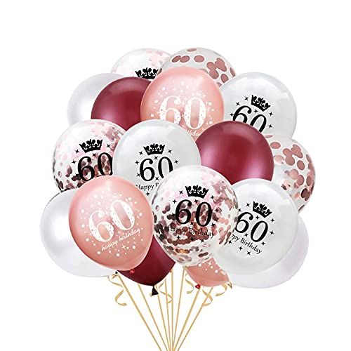 60 Stück Luftballons Rosa Beige Roségold - Retro Pastell Ballons Für Geburtstag & Hochzeit