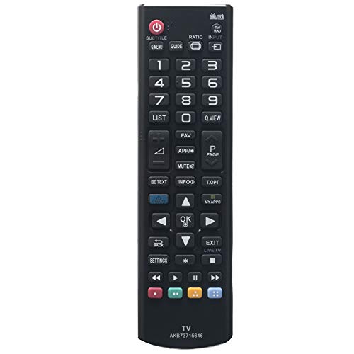 VINABTY AKB73715646 Replacement Remote Control fit for LG Smart TV 39LN5400 39LN5404 39LN549C 39LN5758AEU 39LN575S 40UF675V 40UH630V 42LA6678.AEU 42LB5500 42LB5700 42LB570V 39LB5610