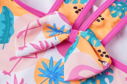 Image of Girls One Piece Unicorn Swimsuit Mermaid Swimwear Rainbow Bathing Suit