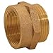 Dixon Valve FM3030F, Cast Brass Hex Nipple (Pack of 2 pcs)