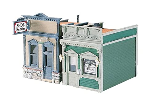 Woodland Scenics Doctors Office and Shoe Repair Scenic Details