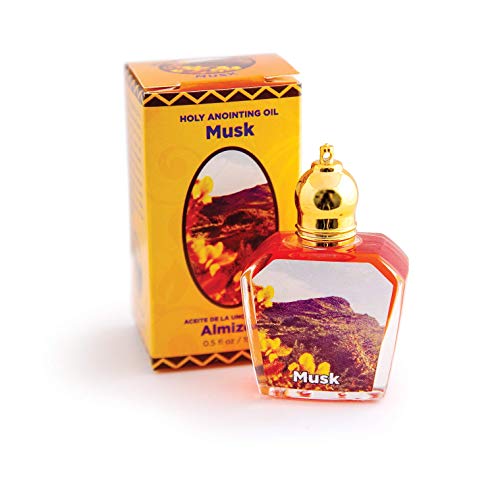 Musk Holy Land Anointing Oil from Israel, 1/2 oz Roller