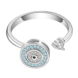 de mal de, de de brillante, anillos de ajustables, joyería de inspiración giratoria para mujeres y niñas, Refer to description, Cobre, Unisex