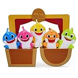 WowWee Pinkfong Baby Shark Official - Finger Puppet Pop-Up Playset