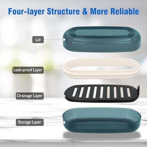Shampoo-Bar-Holder-Travel-Soap-Container-Large-Soap-Box-Soap-Dish-with-Draining-Layer-Soap-Case-for-Bathroom-Traveling-Gym-Camping-Blue-Style-A-Large