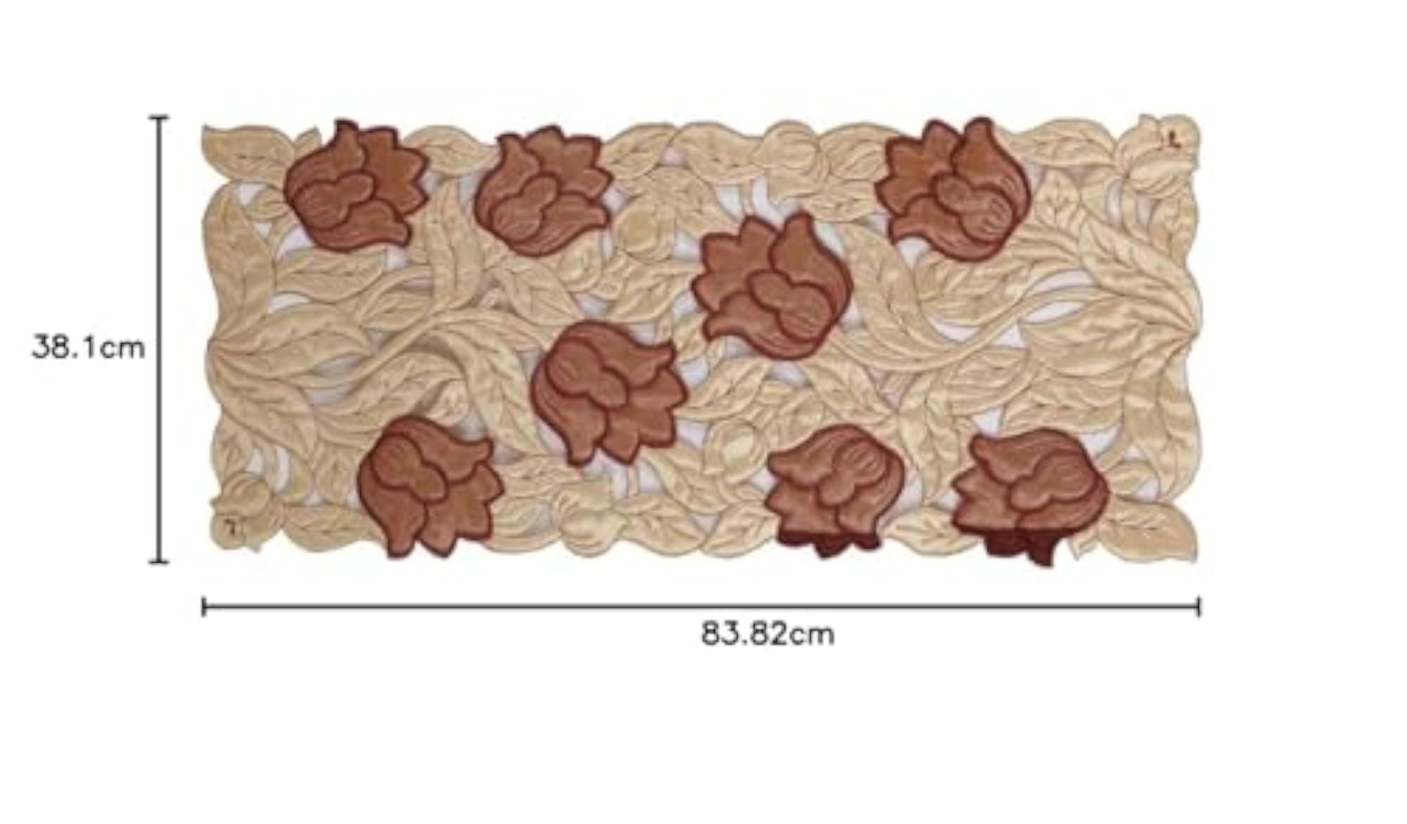 Tissue Cutwork & Embroidery Design Dining Table Runner