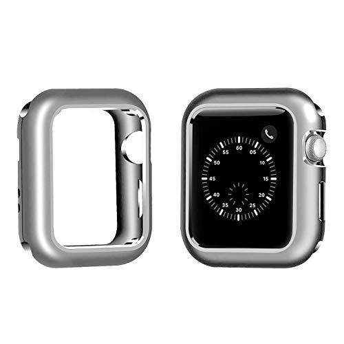 GRIPP® Protect Bumper Case for 44mm Smart Watch Strong Magnetic Absorption Frame Protective with Shock-Proof Ultra Slim & Soft Aluminium Metal Watch Series 1/2/3/4/5 with 360 Degree Protection Cover