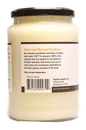 Miel de Alfalfa Cruda Stockin's Apiaries 35.2 Fl Oz miniatura 2