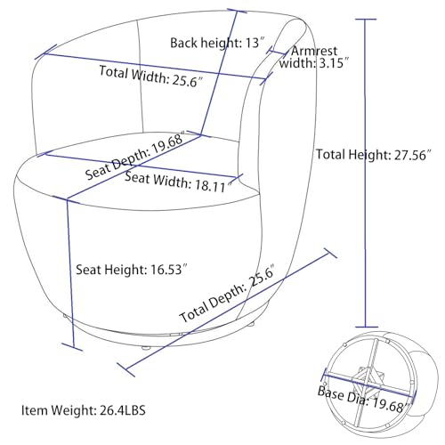 west elm cozy swivel chair review