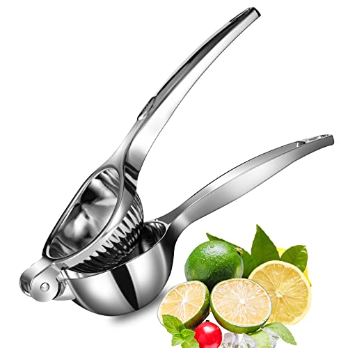 Comparison: Lemon Juicer 6 TEZZ Premium Lemon Squeezer, Large Heavy Duty Handhelp Juicer for Lemon, Metal Hand Press Citrus Juicer, Lime Squeezer Bar Tool, Manual Citrus Press