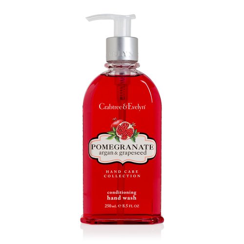 Crabtree & Evelyn Conditioning Hand Wash, Pomegranate Argan And Grapeseed, 8.5 Fl Oz