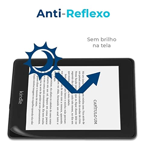 Película Novo Kindle Paperwhite 16 GB (modelo 2024) - tela 7.0 polegadas - FOSCA - Anti-Risco, Anti-