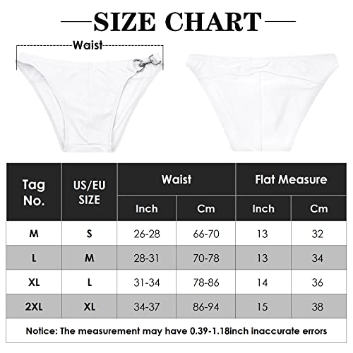 Feoya Mens Swimwear Solid Swim Briefs Quick Dry Bikini Swimsuit Low Rise Fashion Surfing Bathing Underwear With Buckle #TOP5