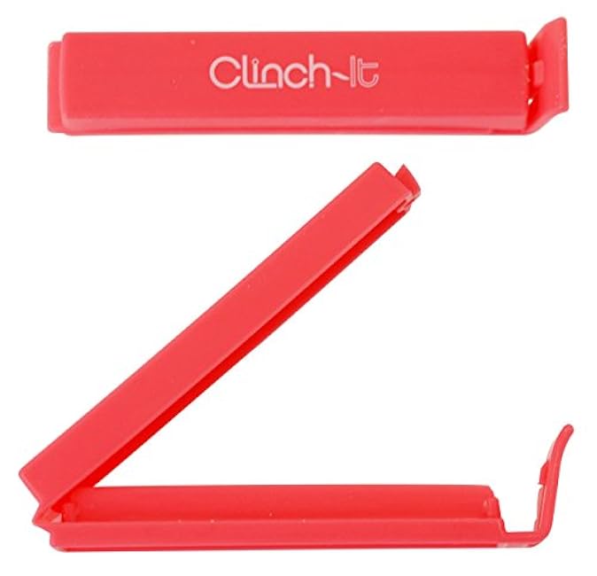 Bag Sealer Closure Square Clips, Set of 54 - Keeps Food, Chips, Salad Holders Fresh,Multicolor