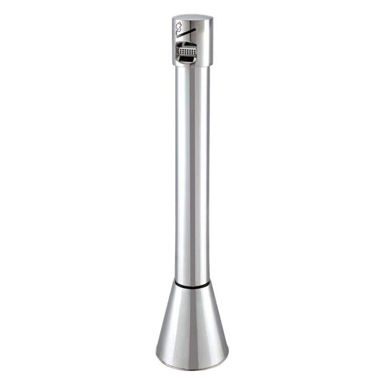 ashtray， Standing Ashtray Outdoor, Stainless Steel Cigarette Recycling Bin, Vertical Ash Column for Patio, Airport, Shopping Mall, Station Etc Smoking Area