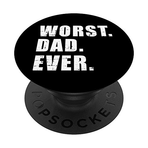 El peor padre de historia regalo divertido del día del padre PopSockets PopGrip: Agarre...