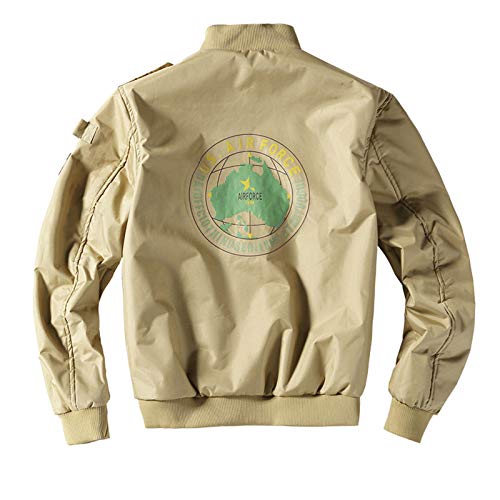 Flygo Men's Casual Winter Warm Thick Fleece Sherpa Lined Bomber Jacket2