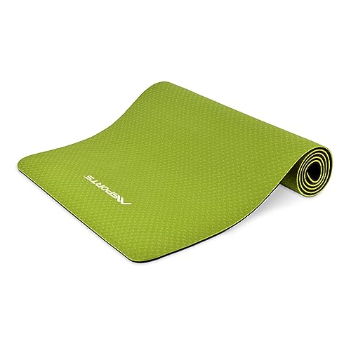 Tapis de gymnastique 183x61 cm MSPORTS avec poster d'exercices inclus