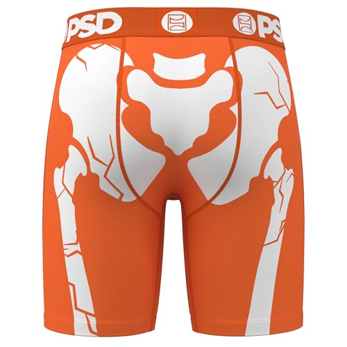 PSD Men's Snapped Orange Boxer Brief, Multi, L4