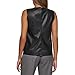 Calvin Klein Women's Sleeveless High Neck Suiting Blouse, Black, 12