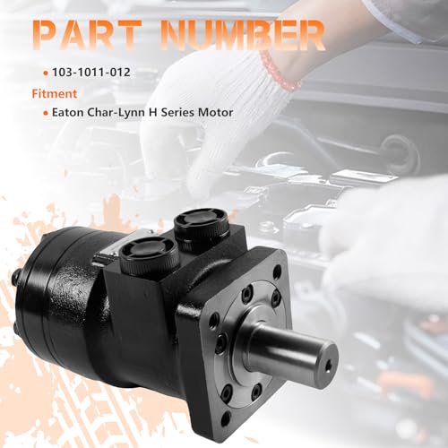 Image of Hydraulic Motor 103-1011-012 1031011012 103-1011 1031011 New Hydraulic Gerotor Motor Replacement for Eaton Char-Lynn H Series