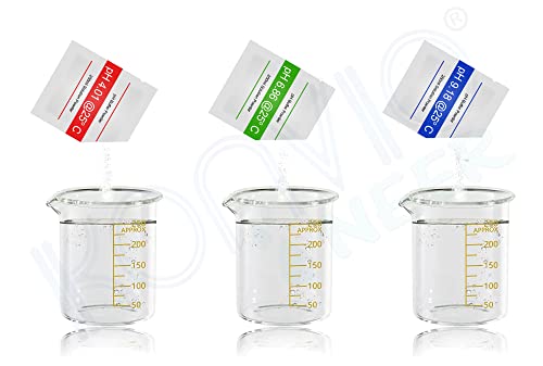 Image of Konvio Neer pH Meter Buffer Powder, 4.01, 6.86 & 9.18 pH, Pack of 9