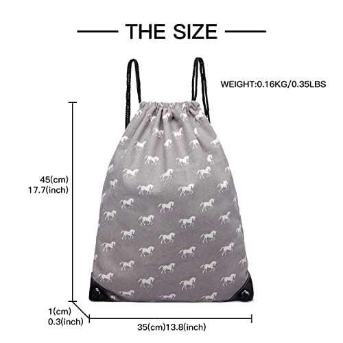 Miss Lulu, Zaino da Palestra in Tela Leggera con