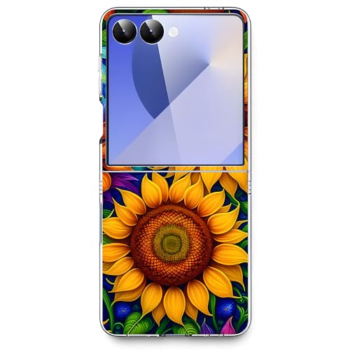 Coque Galaxy Z Flip 7 motif tournesol idée cadeau idéale