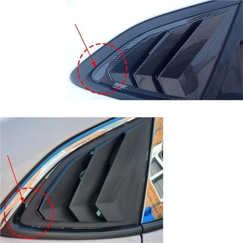 Garniture ABS matte black Tucson avec volets de ventilation design