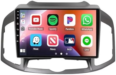 Car Radio for Chevrolet Captiva 1 2011-2016 Android 15 9 Inch Car Screen with Wireless Carplay Android Auto For, 8 core 8G+256G