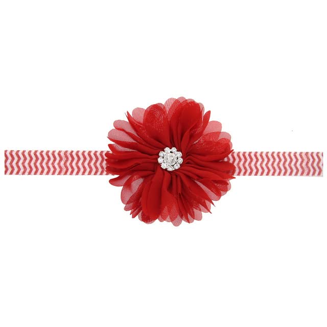BABYKIDS - 1 Piece MAYA STEPAN Children Girls Fashion Rhinestone Sunflower Hair Head Band Baby Newborns Hair Rope Headband Headwear Headwrap (1)