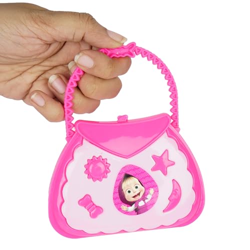 Image of Asian Masha Bear Dress Up & Makeup Kit - Kids Cosmetic Play Set for Girls | Pretend Makeup, Jewelry & Dress-Up Fun | Ages 3+