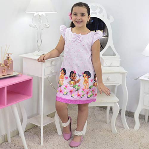 Vestido Moana Bebê Trapézio