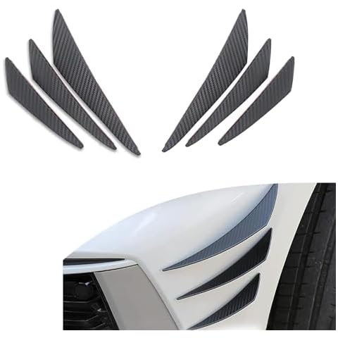 Jewkot 6 PCS Car Spoiler Kit Cover