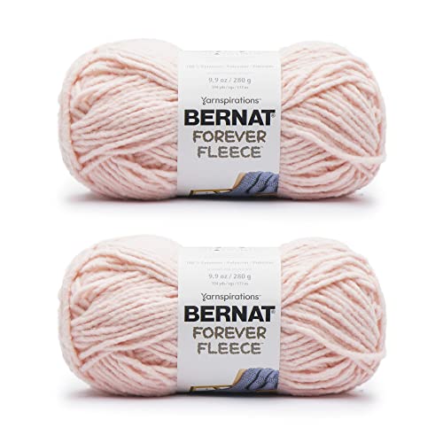 Image of Bernat Forever Fleece Patchouli Yarn - 2 Pack of 280g /9.9oz - Polyester - 6 Super Bulky - 194 Yards - Knitting /Crochet
