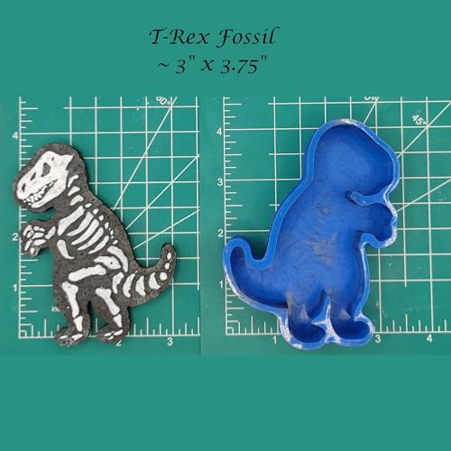 T-Rex Fossil - Silicone Freshie Mold -
