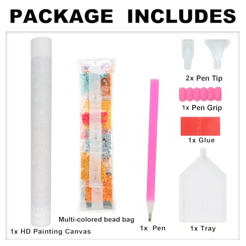 Image of Diamond Paintings Kits for Beginners, Full Round Drill Diamond Arts Kits for Adults, Elegant Peacock Paint by Diamonds, 5D DIY Diamond Painting Dot Gem Art, for Home Wall Decor 12x16 Inch