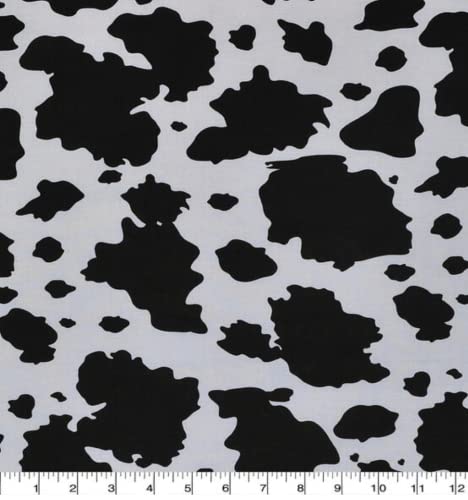 Premium Cow Print Cotton Fabric Precut – One Yard of Chic Versatile Material for Crafting and Home Decor 4 Premium Cow Print Cotton Fabric Precut – One Yard of Chic Versatile Material for Crafting and Home Decor - Image 3
