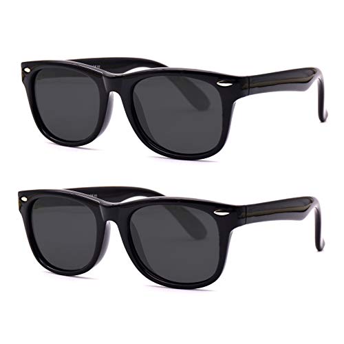 Toddler Sunglasses, Flexible Polarized Kids Sunglasses for Girls Boys and Baby Age 2 to 10