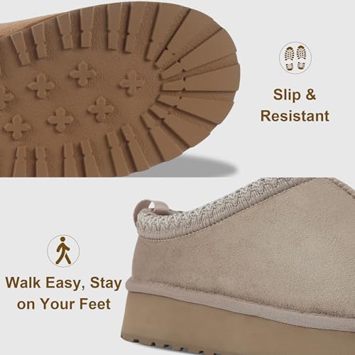 Forfoot Slippers for Women, House Slippers Snow Boots for Women Platform Boots Slipper Ankle Boots