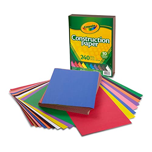 12 Packs: 240 Ct. (2,880 Total) Crayola® Construction Paper #TOP11